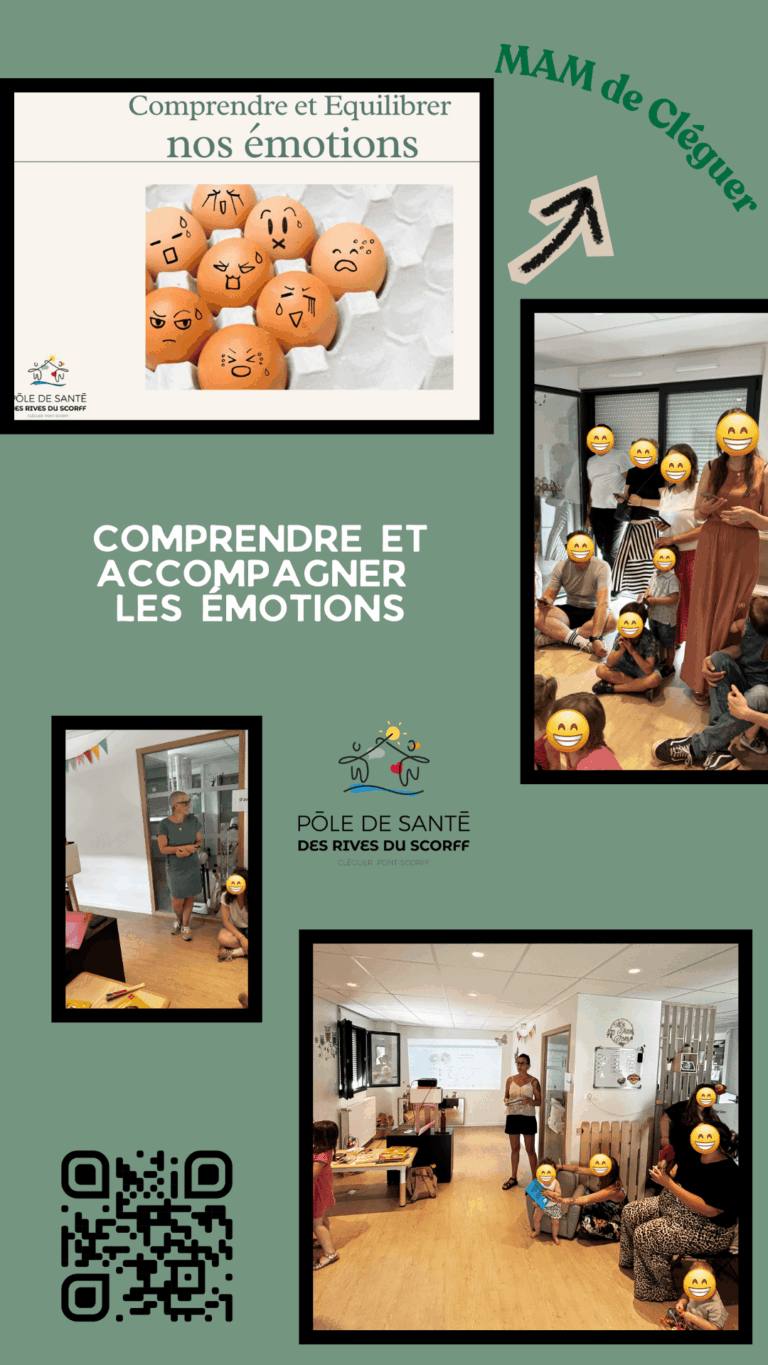 Comprendre les émotions des tout-petits : un atelier au cœur de la MAM de Cléguer